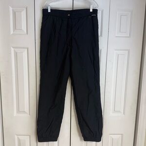 Obermeyer Vintage January Model Black Puffer Ankle Zip Ski Snow Pants Womens 10